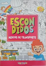 LIBRO PARA PINTAR TRIPULANTES ESCONDIDOS MEDIOS DE TRANSPORTE (HO04)