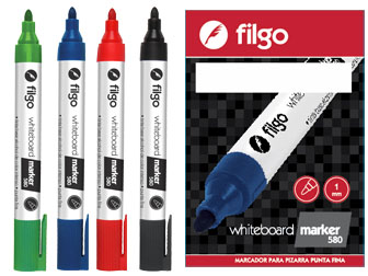 MARCADOR FILGO 058 PIZARRA PUNTA REDONDA N-R-A-V 1 MM (WBM-058)