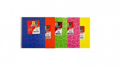 CUADERNO LAPRIDA AB7 21X27 FORRADO C/ESP X 60H. V/COLORES (627021)