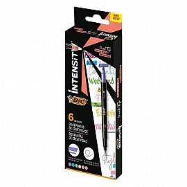 RESALTADOR BIC DUAL TIP INTENSITY 0.4MM SURTIDO X6U. (5038291)
