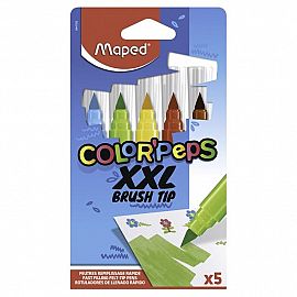 MARCADORES MAPED COLOR PEPS XXL BRUSH TIP X5 (844705)