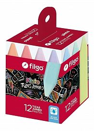 TIZAS JUMBO FILGO PINTO PASTEL X12 (CHKJ-E12-PAS)