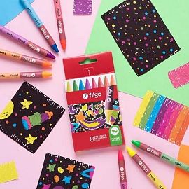 CRAYONES FILGO PINTO FLUO X8U (WXC-E8-FLU)