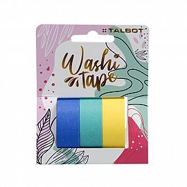 CINTA TALBOT WASHI TAPE 1.5 X3MTS. HANG TAG X3 SOLID (4798)