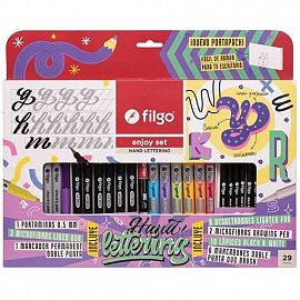 SET FILGO ENJOY HAND LETTERING 29 PIEZAS (ENJYSET-LTR-004)