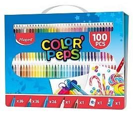 KIT COLOREO MAPED COLOR PEPS X100 PCS (907003)