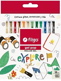 BOLIGRAFO ROLLER FILGO GEL POP EXPLORE  X12U (GP-E12-XPLRE)