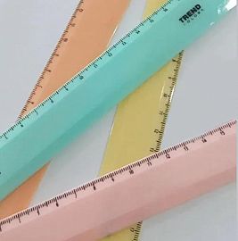 REGLA LIGGO TREND COLORS 20CM BLISTER X24 (180-0211)