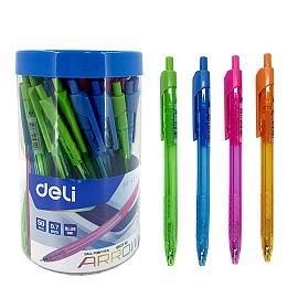 BOLIGRAFO DELI ARROW EXTRA SMOOTH 0.7MM AZUL RETRACTIL X50U (EQ03236)