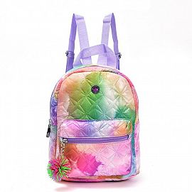 MOCHILA  MODAX SWIRL CANDY C/LLAVERO POMPON ELASTICO (31500)