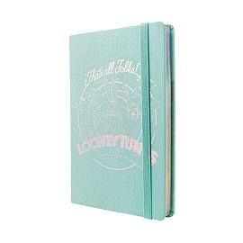 CUADERNO MOOVING NOTES LOONEY TUNES A5 X 80 HJS RAYADO (1246231)