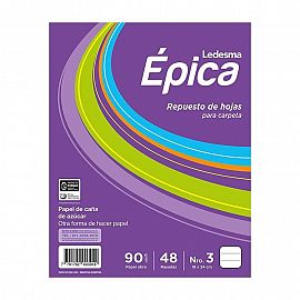 REPUESTO ESCOLAR EPICA N°3 48H # (105818)