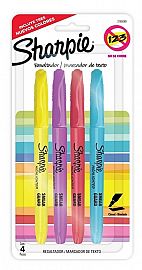 RESALTADOR SHARPIE POCKET SURTIDO FLUO X4U (2165089)