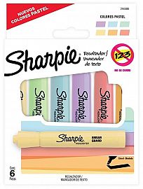 RESALTADOR SHARPIE TANK SURTIDO PASTEL X6U (2165088)