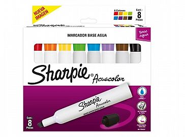 MARCADOR SHARPIE ACUACOLOR SURTIDO X8U (2184200)