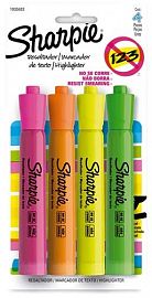 RESALTADOR SHARPIE TANK SURTIDO FLUO X4U (2165090)