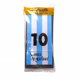 BOLSA COTILLON ARGENTINA CAMPEON  X10U C/U.