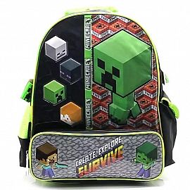 MOCHILA CRESKO MINECRAFT 18