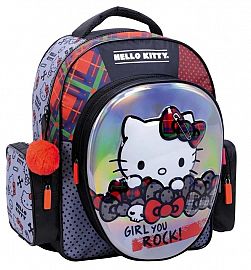 MOCHILA WABRO HELLO KITTY ROCK TERMOFORMADA ESPALDA 14