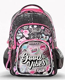 MOCHILA FOOTY GOOD VIBES C/LUZ LED 18