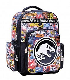 MOCHILA WABRO JURASSIC WORLD ESTAMPADA ESPALDA 16