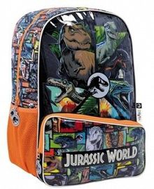 MOCHILA WABRO JURASSIC WORLD MULTI DINO ESPALDA 18