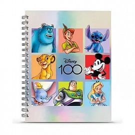 CUADERNO MOOVING 22X29 X96H= 100 AÑOS DISNEY (1206118)