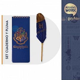 SET DE CUADERNO Y PLUMA MOOVING MAW HARRY POTTER (222060705)