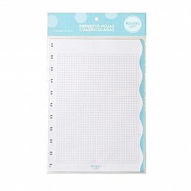 REPUESTO P/CUADERNO MOOVING LOOPS X 30 HJS CUADRICULADO CARTA (1712012)