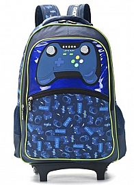 MOCHILA MODAX LETS PLAY GAMER C/CARRO 18
