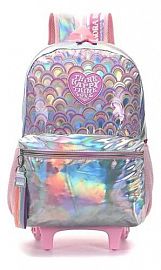 MOCHILA MODAX THINK HAPPY PRINTS RAINBOWS C/CARRO 18