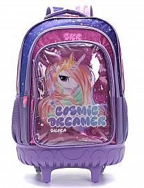 MOCHILA MODAX COSMIC DREAMER GLITTER C/CARRO 18