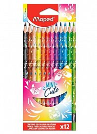 LAPICES COLOR MAPED MINI CUTE X12U (862201)