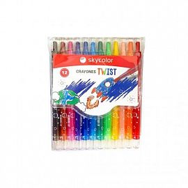 CRAYONES SKYCOLOR TWIST X12U (JJ10407A-12)