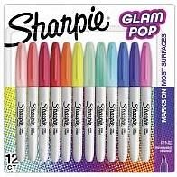 MARCADOR PERMANENTE SHARPIE GLAM POP X12U (2185226)