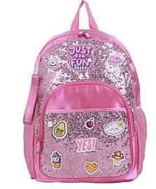 MOCHILA MODAX JUST FUN LENTEJUELAS ESPALDA 17