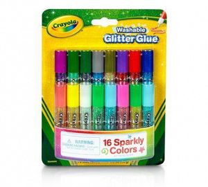 ADHESIVO CRAYOLA MINI GLITTER X 16 (6942000306)