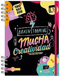 CUADERNO REYSA LINEA MIX T/SEMEIRIGIDA 15X21 80H C/ESP (1082)
