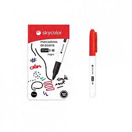 MARCADOR SKYCOLOR STAR S-66 P/PIZZARA FINO X12U C/U V/COLORES (JJ205372F)