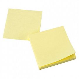 NOTAS ADHESIVAS PIZZINI 75X75X100HJS AMARILLAS Z (NAZ7575100)