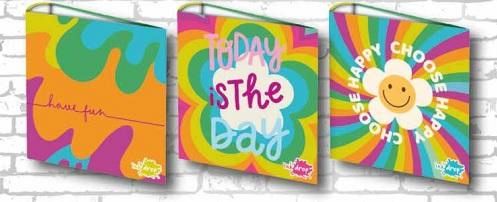 CARPETA INKDROP 3X40 HAPPY COLORS (300209)