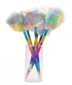 BOLIGRAFO MULTIPAPER C/APLIQUES PLASTICOS STRASS X6U C/U (24-416)