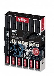 MARCADOR FILGO PINTURA AL AGUA TNT X6U C/U TRAZO MEDIO V/COLORES. (TNTM30-C6-006)