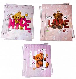 CARPETA REXON N°3 HOLOGLITTER COMFY BEAR