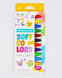 CRAYONES KIRUKI PASTELES AL OLEO X12U (800006)