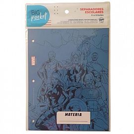 SEPARADOR PPR N°3 MARVEL HISTORIETA (L5SN3AVH)
