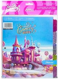 SEPARADORES REXON ESCOLAR CANDY TOWN