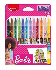 MARCADORES MAPED BARBIE X12U (845418)