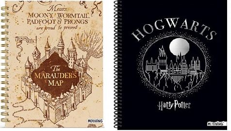 CUADERNO MOOVING 22X29 X80H = HARRY POTTER T/F  (1206222)