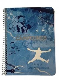 CUADERNO REYSA LINEA CAMPEONES 15X21 SEMI FLEX 80H C/ESP (1089)